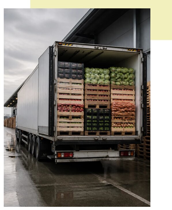 Перевозка плодоовощной продукции в Слободскую по цене от 5153 р. | Агросервис-Слб