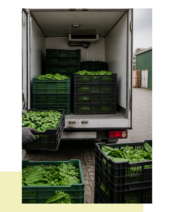 Перевозка шпината в Слободскую с сохранением свежести продукции